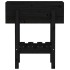 Jardinera madera maciza de pino negro 62x30x69