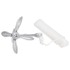 Ancla plegable cuerda hierro fundido galvanizado plata 4