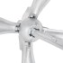Ancla plegable cuerda hierro fundido galvanizado plata 4