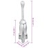 Ancla plegable cuerda hierro fundido galvanizado plata 4