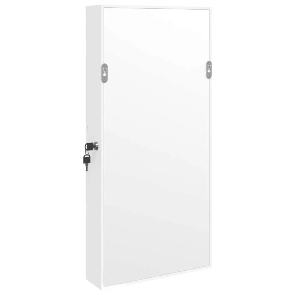 Espejo con joyero y luces LED para pared