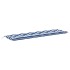 Cojines banco jardín 2 uds tela a rayas azul blanco 200x50x7
