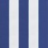Cojines banco jardín 2 uds tela a rayas azul blanco 200x50x7