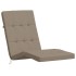 Cojines para tumbona 2 uds tela Oxford gris