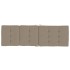 Cojines para tumbona 2 uds tela Oxford gris