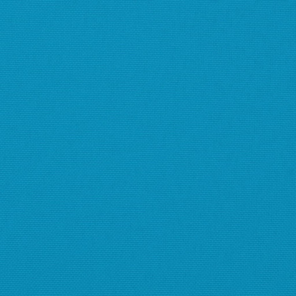 Cojines de silla con respaldo alto 6 uds tela Oxford azul