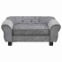 Sofá para perros felpa gris 72x45x30