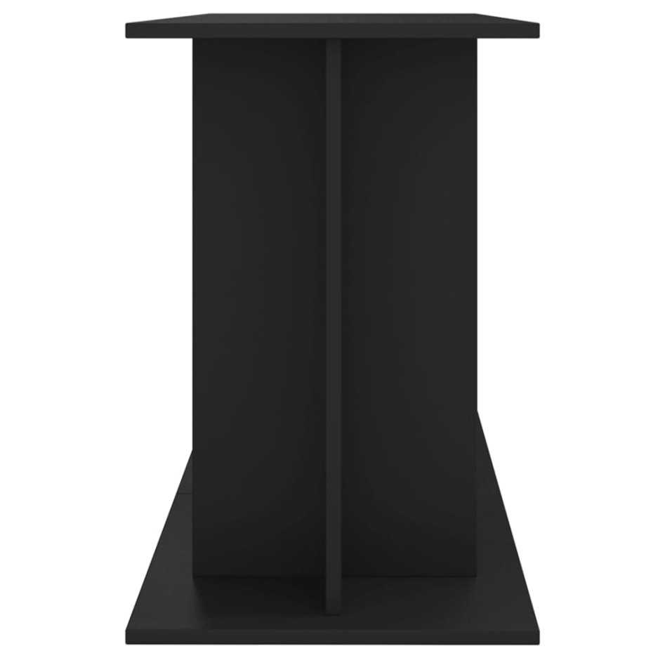Soporte para acuario madera de ingeniería negro 120x40x60