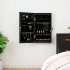 Espejo con joyero y luces LED para pared