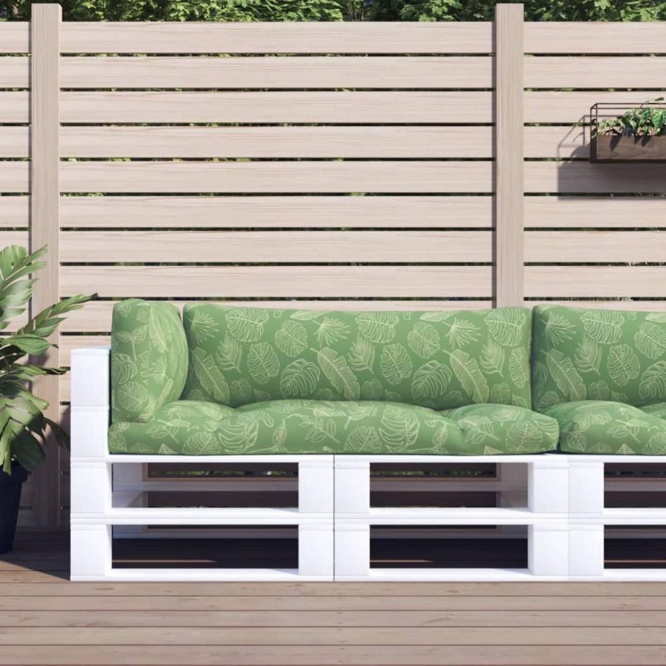 Cojines para palets 3 unidades tela Oxford estampado de