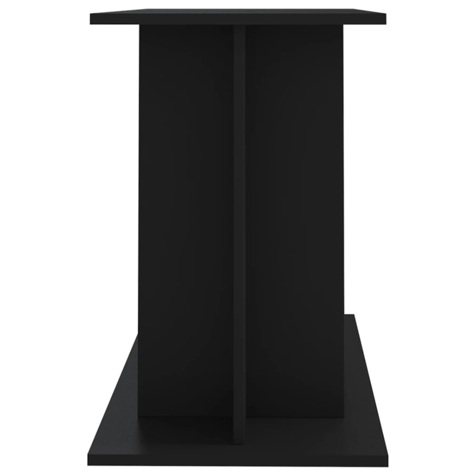 Soporte para acuario madera de ingeniería negro 100x40x60