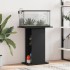 Soporte para acuario madera de ingeniería negro 60,5x36x72,5