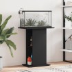 Soporte para acuario madera de ingeniería negro 60,5x36x72,5 cm