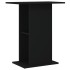 Soporte para acuario madera de ingeniería negro 60,5x36x72,5