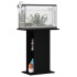 Soporte para acuario madera de ingeniería negro 60,5x36x72,5