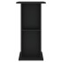 Soporte para acuario madera de ingeniería negro 60,5x36x72,5