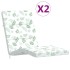 Cojines para tumbona 2 uds tela Oxford estampado de