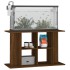 Soporte de acuario madera ingeniería roble marrón 100x40x60
