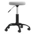 Silla de oficina giratoria de terciopelo gris
