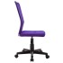 Silla de oficina de tela de malla morada 44x52x100
