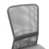 Silla de oficina de tela de malla gris 44x52x100