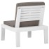 Silla de jardín con cojín plástico