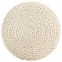 Puf de macramé hecho a mano algodón 45x30