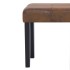 Banco de piel de ante artificial 106 cm