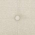 Banco de almacenamiento plegable lino sintético crema