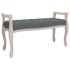 Banco de tela gris oscuro 110x45x60