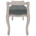 Banco de tela gris oscuro 110x45x60