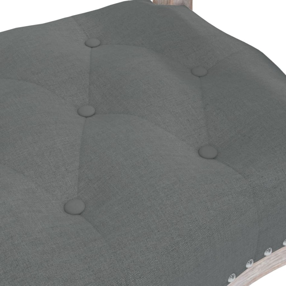 Banco de tela gris oscuro 110x45x60