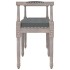 Banco de tela gris oscuro 110x40x70