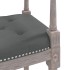 Banco de tela gris oscuro 110x40x70