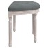 Banco de tela gris oscuro 81,5x41x49