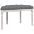 Banco de tela gris oscuro 81,5x41x49