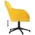 Silla de oficina giratoria de terciopelo