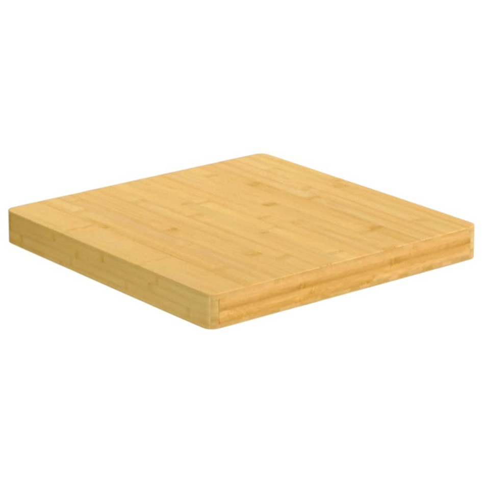 Tablero de mesa de bambú 60x60x4