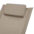 Tumbona para niños acero gris
