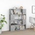 Estantería divisor de espacios gris hormigón 100x24x124