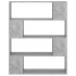 Estantería divisor de espacios gris hormigón 100x24x124