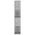 Estantería divisor de espacios gris hormigón 100x24x124