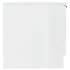 Mueble de TV madera contrachapada blanco brillo 102x35x36,5