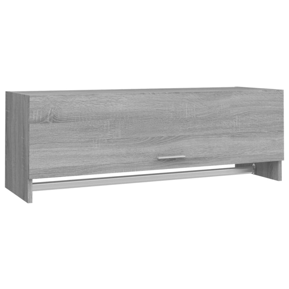 Armario madera contrachapada gris Sonoma 100x32,5x35