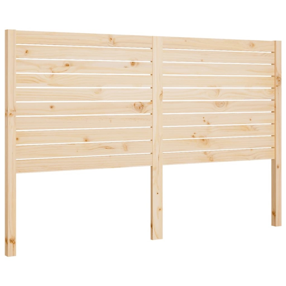 Cabecero de cama madera maciza de pino 141x4x100
