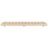 Estructura de cama sin colchón madera maciza de pino 90x190