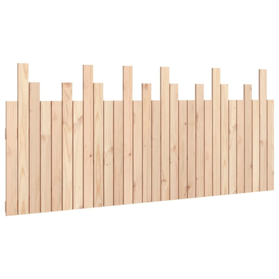 Cabecero de cama de pared madera maciza de pino 185x3x80