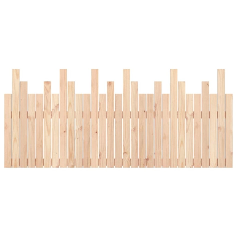 Cabecero de cama de pared madera maciza de pino 185x3x80