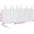 Cabecero de cama de pared madera maciza de pino 185x3x80