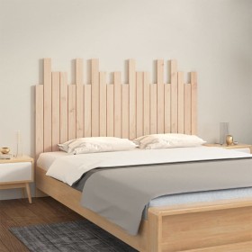 Cabecero de cama de pared madera maciza de pino 140x3x80